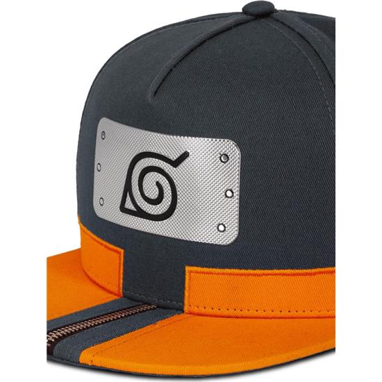 Naruto Shippuden: Naruto Shippuden Logo Orange Snapback Cap