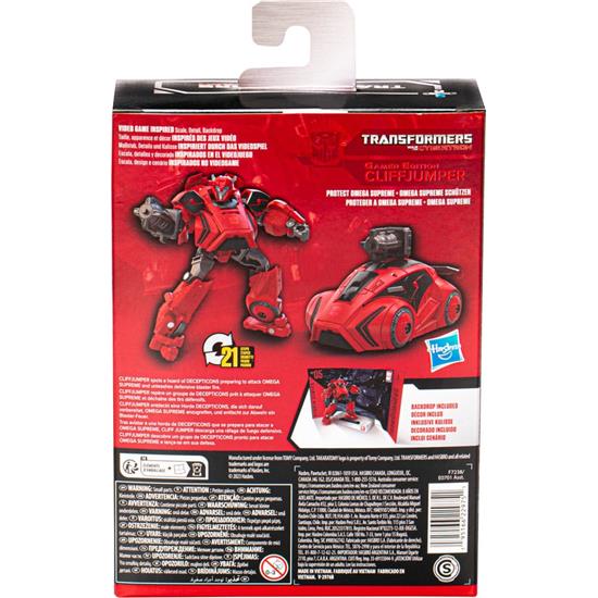 Transformers: Cliffjumper Generations Studio Series Deluxe Class Action Figure Gamer Edition 11 cm