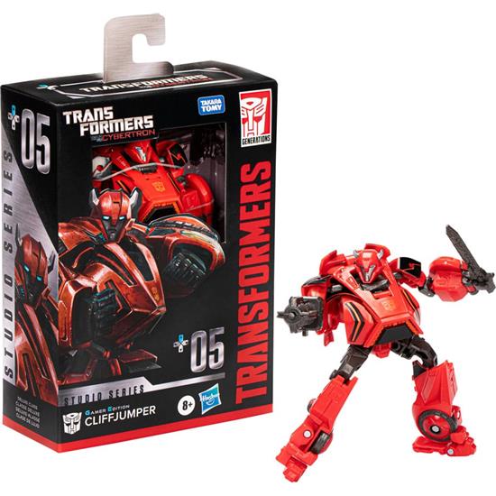 Transformers: Cliffjumper Generations Studio Series Deluxe Class Action Figure Gamer Edition 11 cm