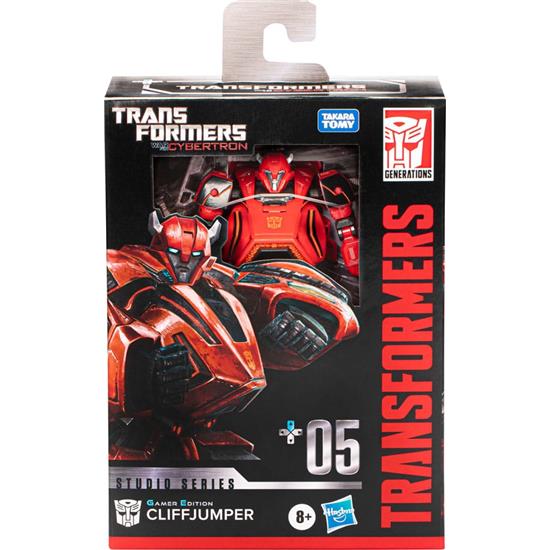 Transformers: Cliffjumper Generations Studio Series Deluxe Class Action Figure Gamer Edition 11 cm