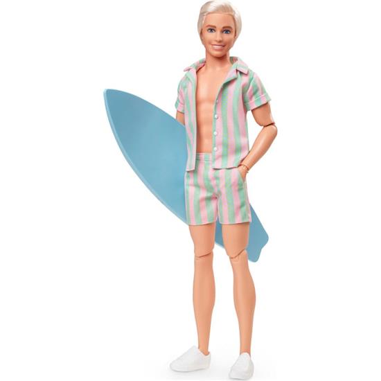 Barbie: Ken Wearing Pastel Striped Beach Dukke