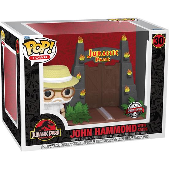 Jurassic Park & World: John Hammond with Gates POP! Town Vinyl Figur (#30)
