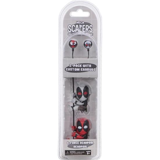 Deadpool: Marvel Comics Scalers Figures 2-Pack Deadpool & X-Force with Earbuds
