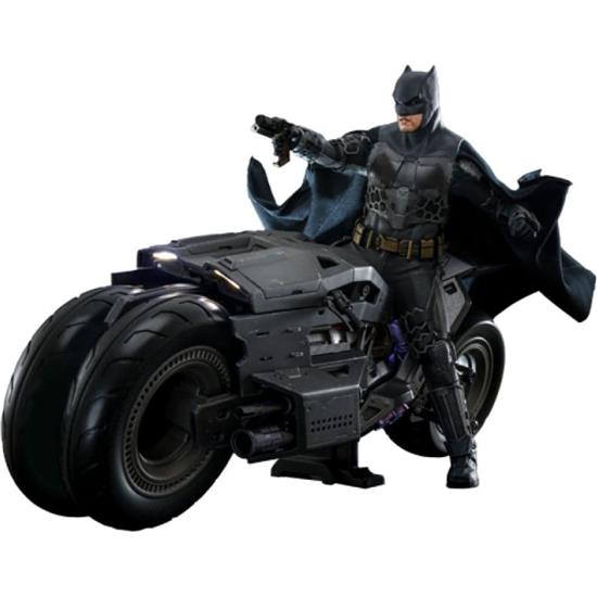Flash: Batman & Batcycle Set Flash Movie Masterpiece Action Figure 1/6 30 cm