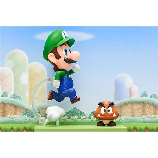 Super Mario Bros.: Luigi (4th-run) Nendoroid Action Figure 10 cm