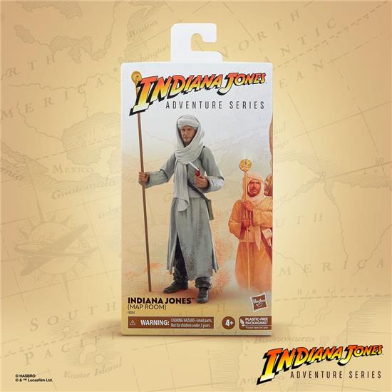 Indiana Jones: Indiana Jones (Map Room) Adventure Series Action Figure 15 cm