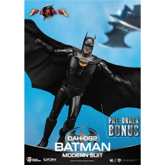 Flash: Batman Modern Suit Dynamic 8ction Heroes Action Figure 1/9 24 cm