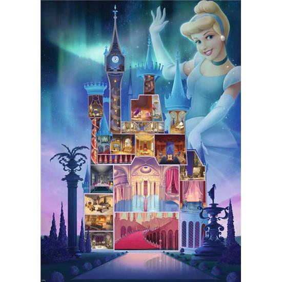 Cinderella: Cinderella Disney Castle Collection Puslespil (1000 brikker)