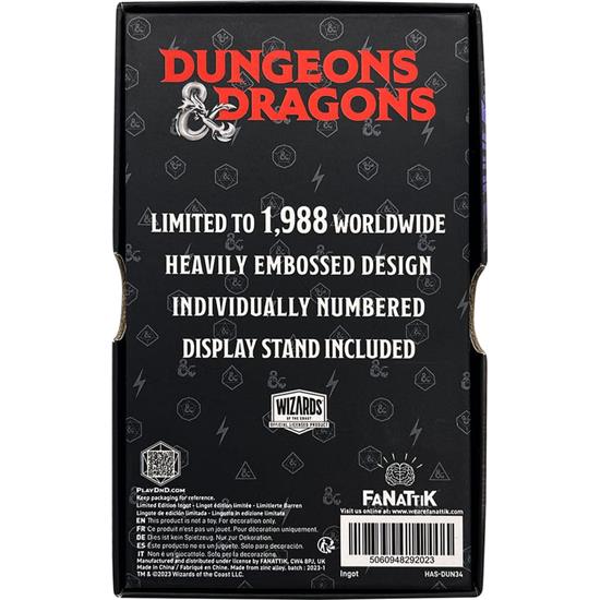 Dungeons & Dragons: D&D 50th Anniversary Spider Queen Limited Edition Metal Card