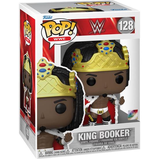 Wrestling: King Booker POP! WWE Vinyl Figur (#128)