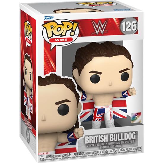 Wrestling: British Bulldog POP! WWE Vinyl Figur (#126)
