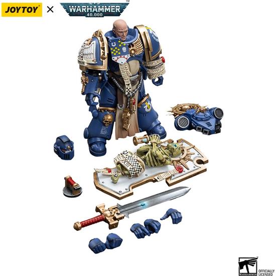 Warhammer: Ultramarines Primaris Captain with Relic Shield and Power Sword Action Figure 1/18 12 cm