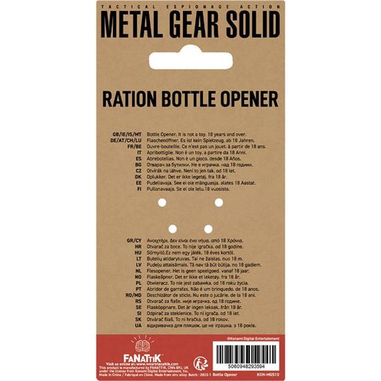 Metal Gear: Metal Gear Solid Ration Oplukker 8 cm