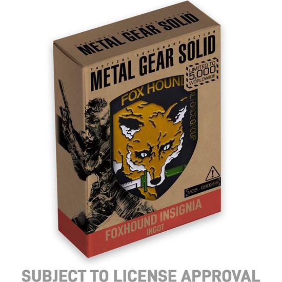 Metal Gear: Metal Gear Solid Ingot Foxhound Insignia Limited Edition