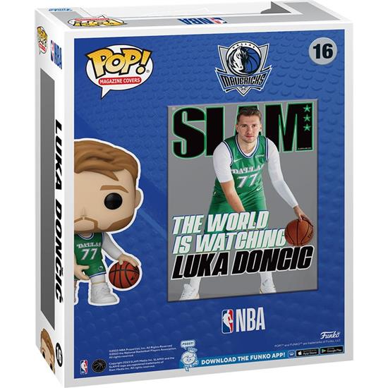 NBA: Luka Doncic NBA Cover POP! Basketball Vinyl Figur (#16)