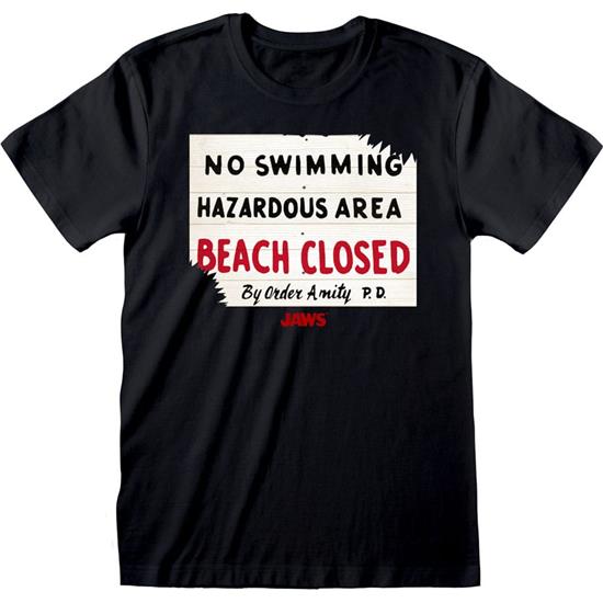 Jaws - Dødens Gab: No Swimming T-Shirt