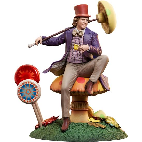 Charlie og Chokolade Fabrikken: Willy Wonka Statue 25 cm