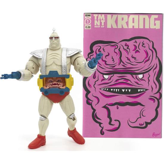 Ninja Turtles: Krang with Android Body BST AXN XL Action Figure & Comic Book 20 cm