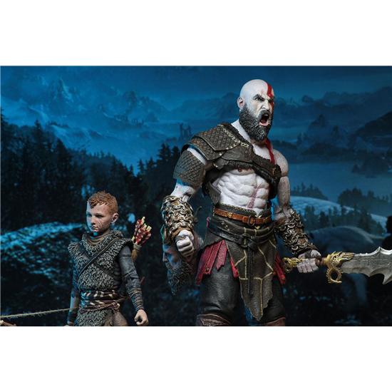 God Of War: God of War (2018) Ultimate Action Figure 2-Pack Kratos & Atreus 13-18 cm