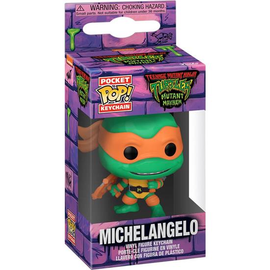 Ninja Turtles: Michelangelo Pocket POP! Vinyl Nøglering