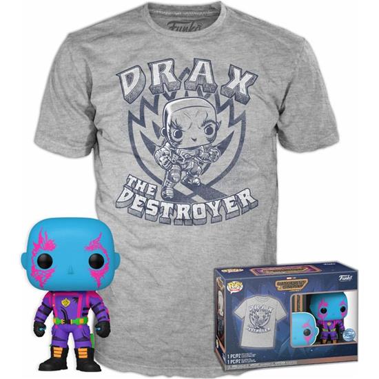 Guardians of the Galaxy: Drax Black Light POP! & Tee Box