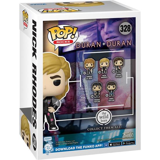 Duran Duran: Nick Rhodes (Wild Boys) POP! Rocks Vinyl Figur (#328)