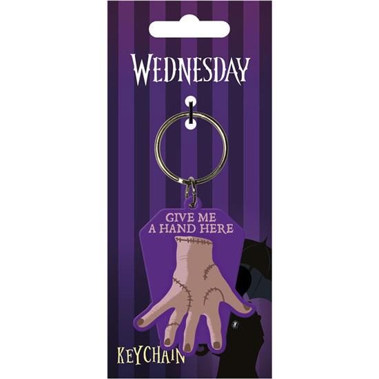 Wednesday: Give Me A Hand Gummi Nøglering