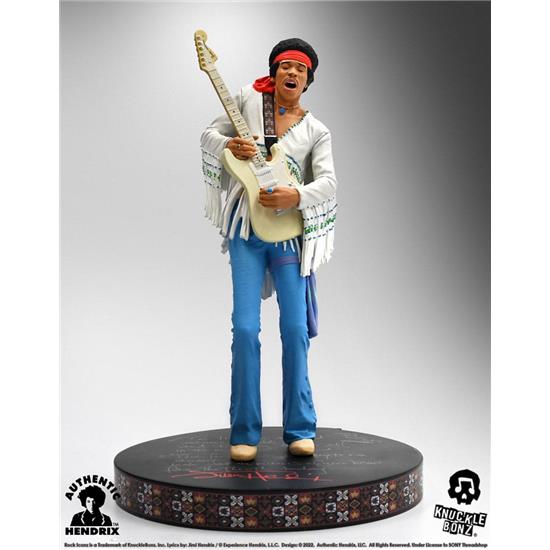 Jimi Hendrix: Jimi Hendrix III Rock Iconz Statue 22 cm