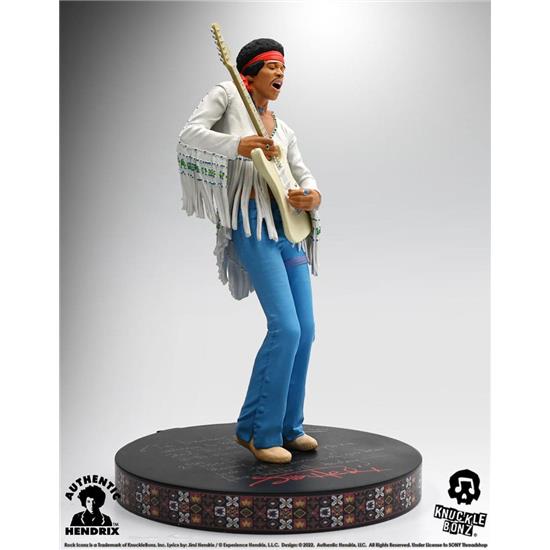 Jimi Hendrix: Jimi Hendrix III Rock Iconz Statue 22 cm