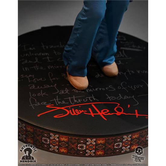 Jimi Hendrix: Jimi Hendrix III Rock Iconz Statue 22 cm