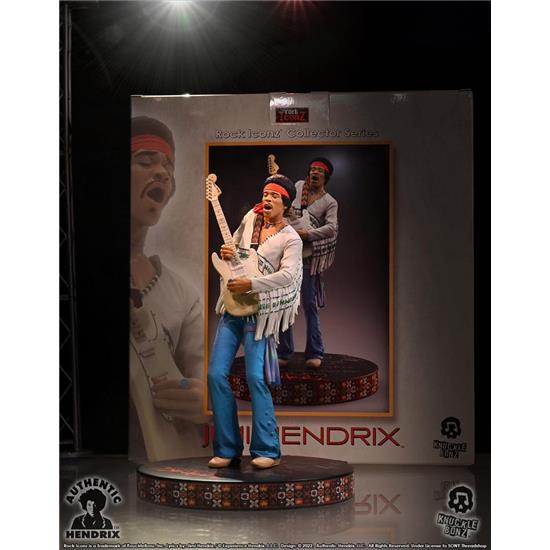 Jimi Hendrix: Jimi Hendrix III Rock Iconz Statue 22 cm