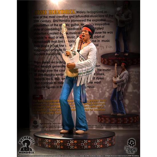 Jimi Hendrix: Jimi Hendrix III Rock Iconz Statue 22 cm