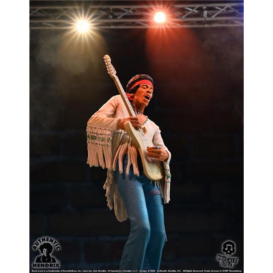 Jimi Hendrix: Jimi Hendrix III Rock Iconz Statue 22 cm