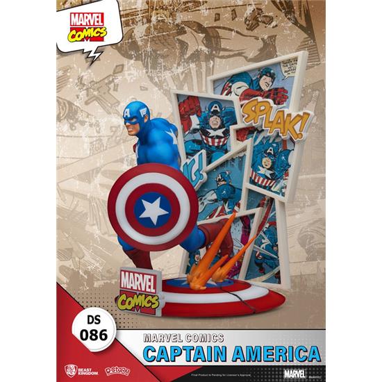 Marvel: Captain America Marvel Comics D-Stage Diorama 16 cm