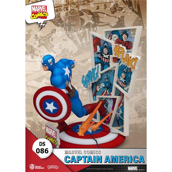 Marvel: Captain America Marvel Comics D-Stage Diorama 16 cm