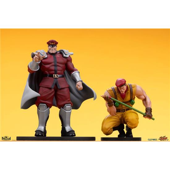 Street Fighter: M. Bison & Rolento Statues 1/10 21 cm