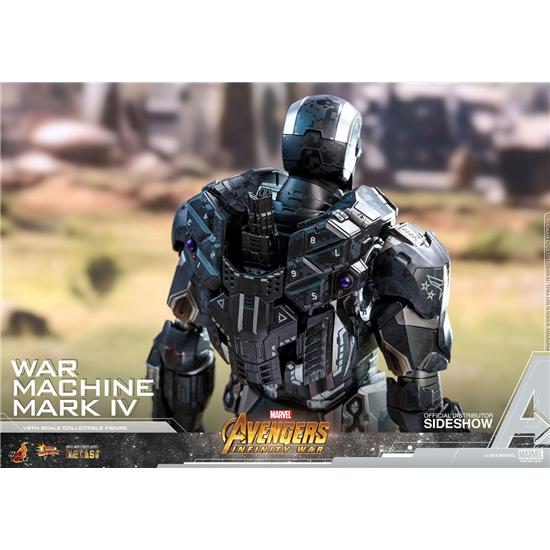 Iron Man: Avengers Infinity War Diecast Movie Masterpiece Action Figure 1/6 War Machine Mark IV 32 cm