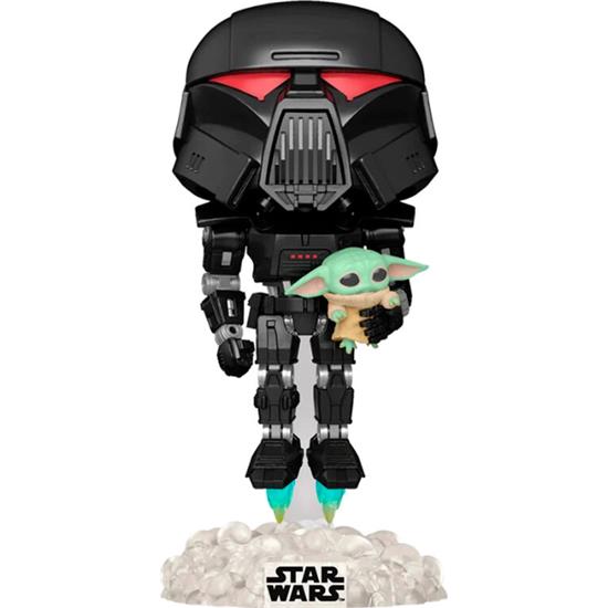 Star Wars: Dark Trooper With Grogu Exclusive POP! Vinyl Figur (#488)