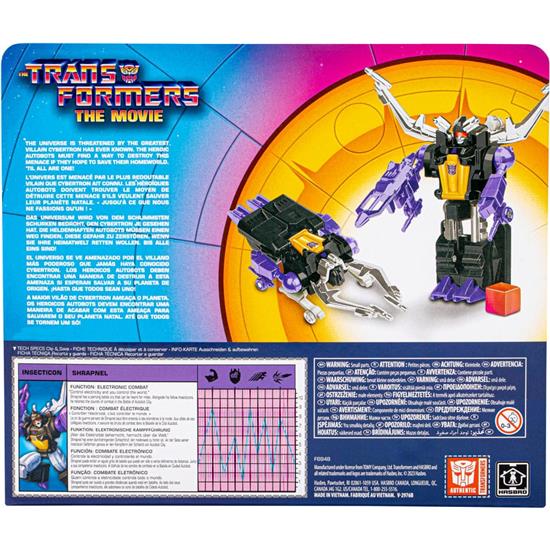 Transformers: Shrapnel (The Movie) Retro Action Figure 14 cm
