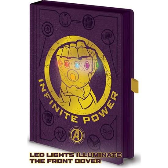 Avengers: Avengers Infinity War Premium LED Notebook A5 Infinity Gauntlet