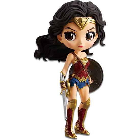 Justice League: Justice League Q Posket Mini Figure Wonder Woman A Normal Color Version 14 cm