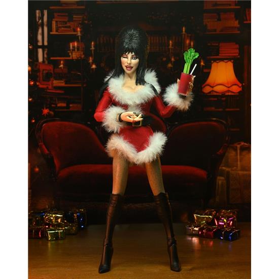 Elvira: Xmas Elvira Clothed Action Figure 20 cm