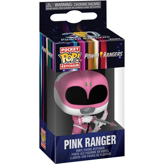 Power Rangers: Pink Ranger Pocket POP! Vinyl Nøglering