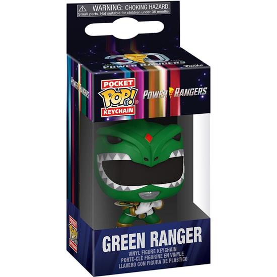 Power Rangers: Green Ranger Pocket POP! Vinyl Nøglering