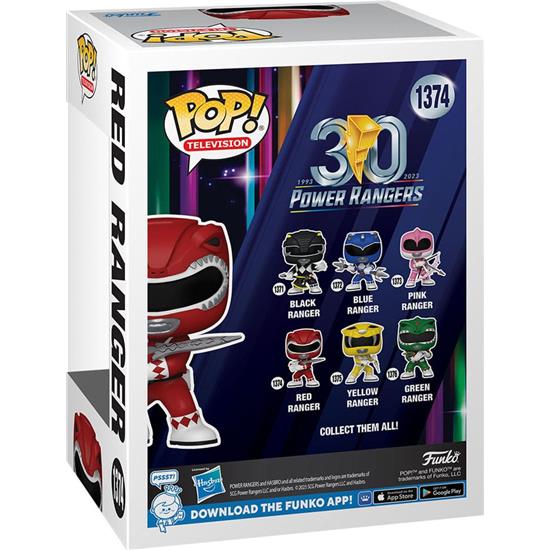 Power Rangers: Red Ranger POP! TV Vinyl Figur (#1374)