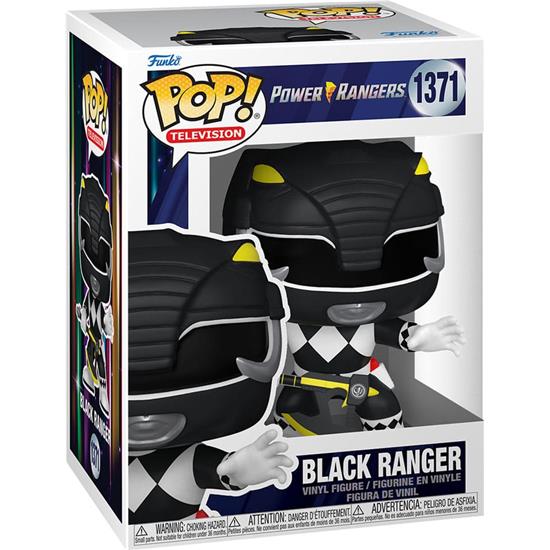 Power Rangers: Black Ranger POP! TV Vinyl Figur (#1371)