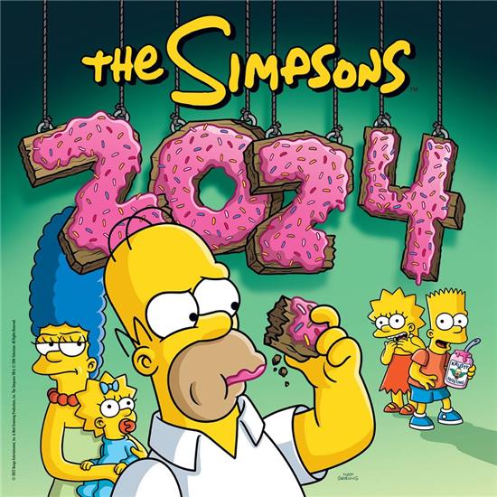 Lure eksplicit kobling Simpsons: Simpsons Kalender 2024