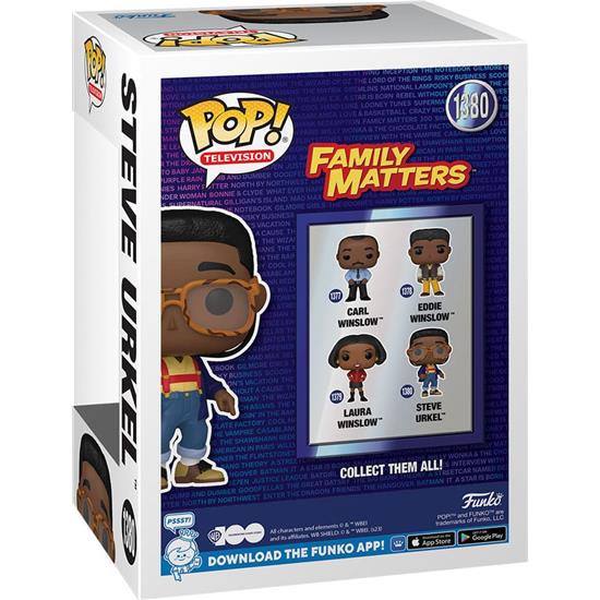 Family Matters: Steve Urkel POP! Television Vinyl Figur (#1380)