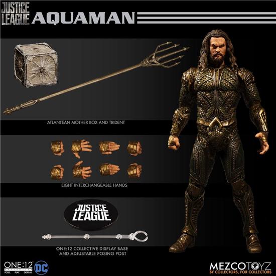 Justice League: Aquaman Action Figure 1/12 15 cm