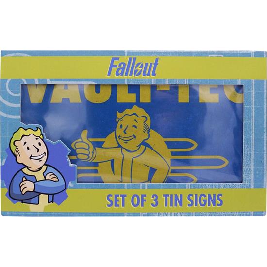Fallout: Fallout Tin Signs 3 Pack Brands
